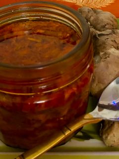 ओल्या हळदीच लोणच (olya haldiche lonche recipe in marathi) रेसिपी चे मुख्य फोटो 
