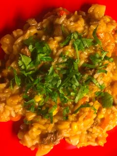 Una foto de Guisito de arroz