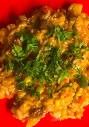 Una foto de Guisito de arroz