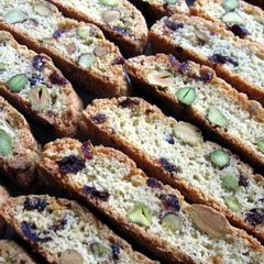 A picture of Cranberries & Pistachio Biscotti.