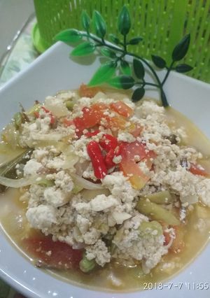 Foto resep Botok Tahu pedas (simple tanpa bungkus daun pisang)