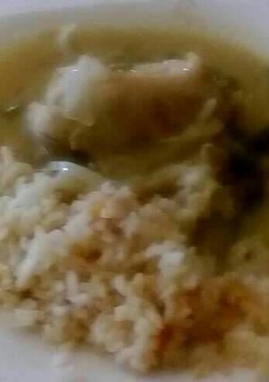 Una foto de Pollo a la crema