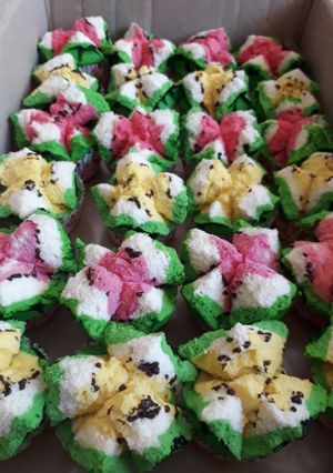 Foto resep Bolu Kukus Semangka