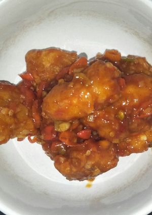 Foto resep Ayam filet saos pedas