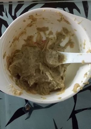 Foto resep MPASI homemade burtimpebayam (bubur ati ayam tempe dan bayam)