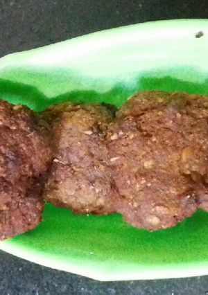 A picture of Mutton vada.