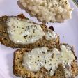 Milanesas de berenjena a la napolitana con puré de coliflor ! 🤩