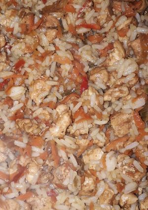Una foto de Salteado de verduras