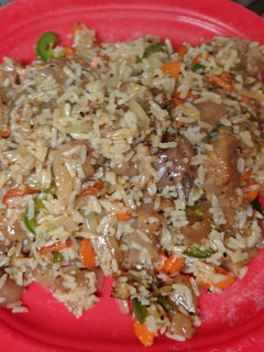 A picture of Beef Tendon Stir-fry Rice.