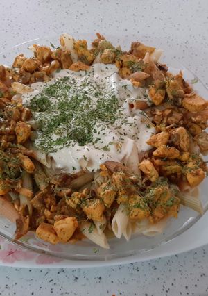 عکسی از دستور پنه مرغ با سس الفردو