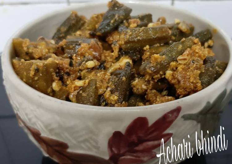 Steps to Make Homemade Achari Bhindi