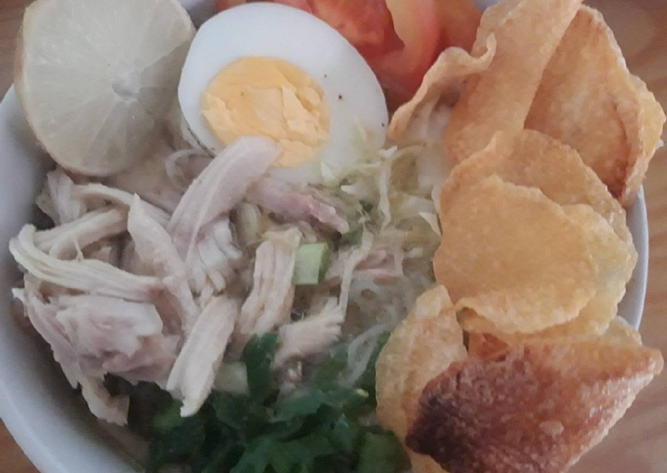 Soto Ayam kentang krispi