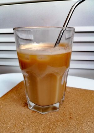 Une photo de Café glacé à l'avoine