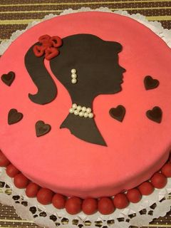 Csupa csokis fondant torta recept fotója