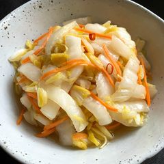 A picture of Sweet & Sour Wombok.