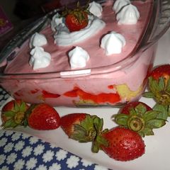 A picture of Strawberry Angel Food Dessert.