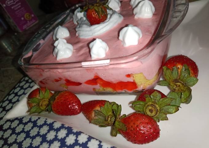 Strawberry Angel Food Dessert