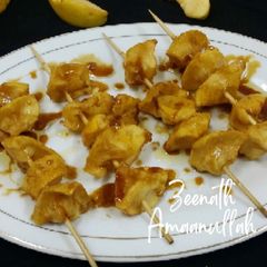 A picture of Apple Kebaabs.