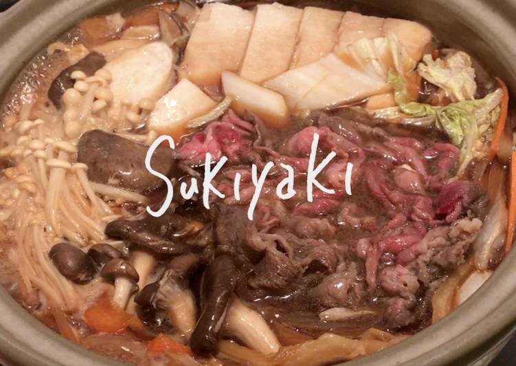 Recipe of Favorite I used milk for sukiyaki?!