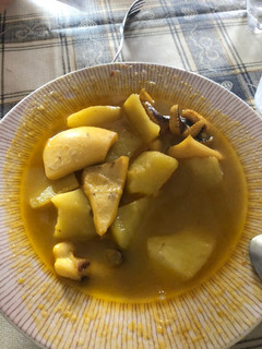 Una foto de Patatas con choco!!