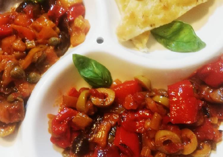 Recipe of Any-night-of-the-week Caponata in agrodolce siciliana 💗