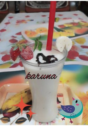 A picture of Banana milkshake.