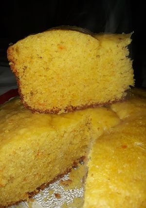 Una foto de Bizcochuelo de mandarina hecho en mixer