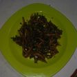 Teri kering cabe ijo