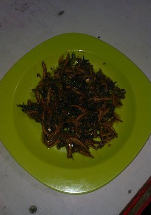 Foto resep Teri kering cabe ijo