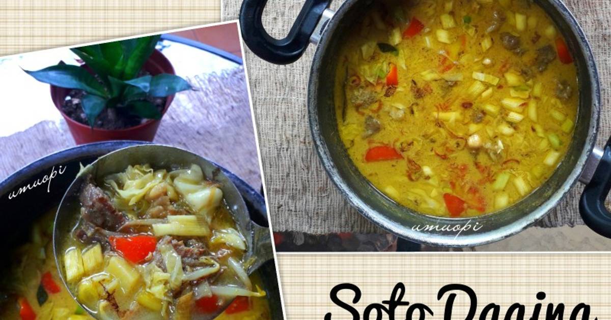 1.658 resep soto daging betawi enak dan sederhana ala