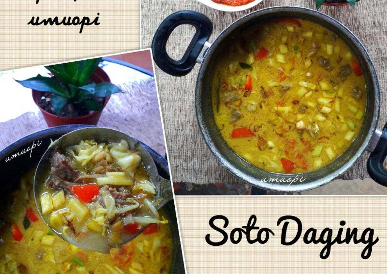 Soto Daging santan(betawi)