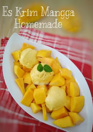 Foto resep Es Krim Mangga Homemade