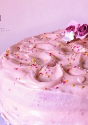 صورة لوصفة Vanilla Cake كيكة الفانيليا