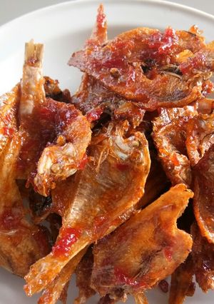 Foto resep Ikan asin bumbu merah
