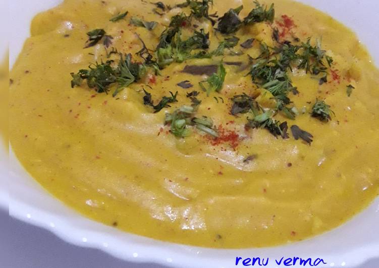 Steps to Prepare Speedy Zero oil Besan ki kadhi