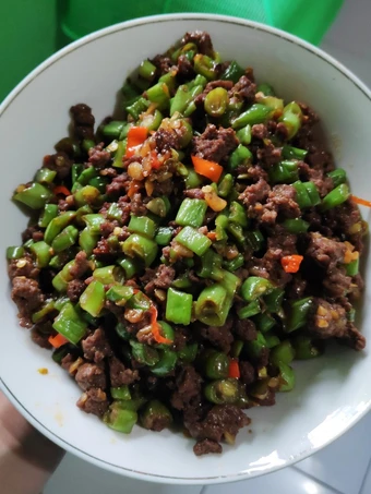 Langkah Mudah untuk Menyiapkan Resep Tumis Daging Cincang &amp; Buncis yang Enak Banget Anti Ribet, Mantap