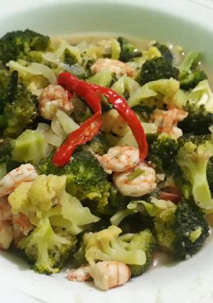Foto resep Capcai udang no pedes
