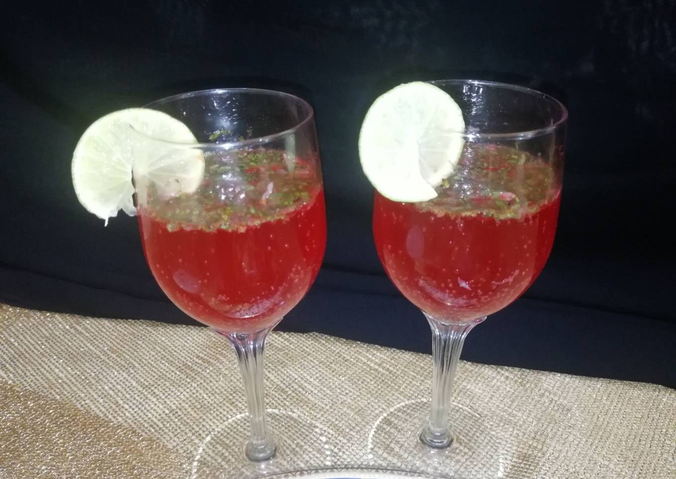 Rose mojito