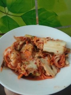 Hình của món Kim chi hàn quốc.
