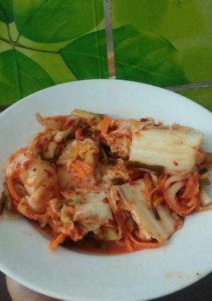 Hình của món Kim chi hàn quốc.