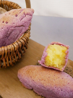A picture of Simple 'Purple Sweet Potato and Sweet Potato Cookies' - Delicious and Warm♡.