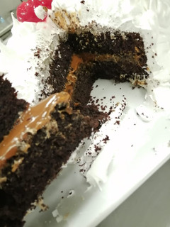 Una foto de Bizcocho de chocolate