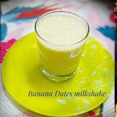 A picture of Banana Dates milkshake.