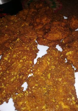 صورة لوصفة فراخ كرانشي بطريقه جوزي😙😍😍
