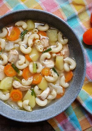 Foto resep Sup Ayam Makaroni