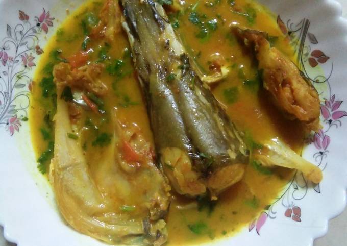 Fish head curry with tomato