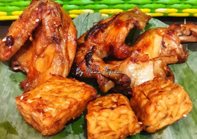 Cara Gampang Menyiapkan Baceman Ayam Tempe Anti Gagal