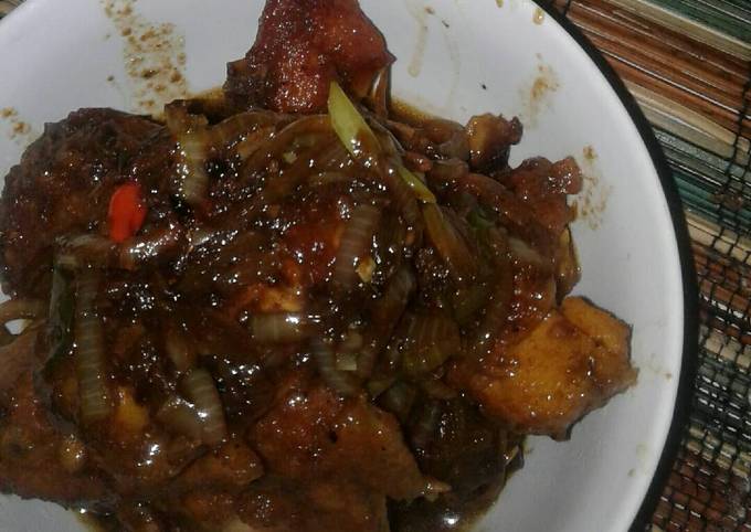 Ayam Kecap lada hitam