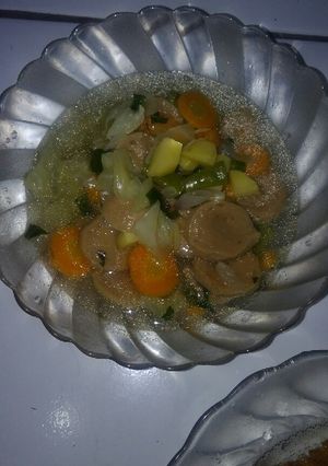 Foto resep Sayur sop baso