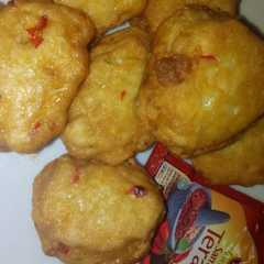 A picture of Perkedel tahu pedas.. 😱.